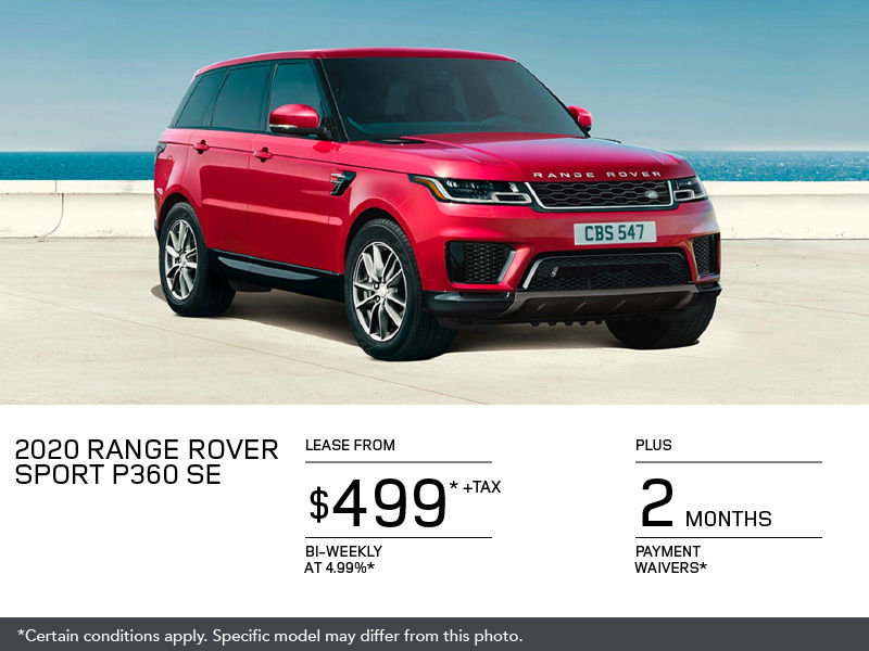 The 2020 Range Rover Sport SE