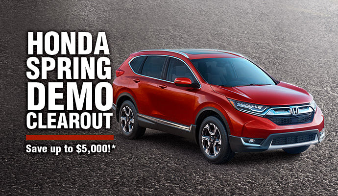 Honda Spring Demo Clearout