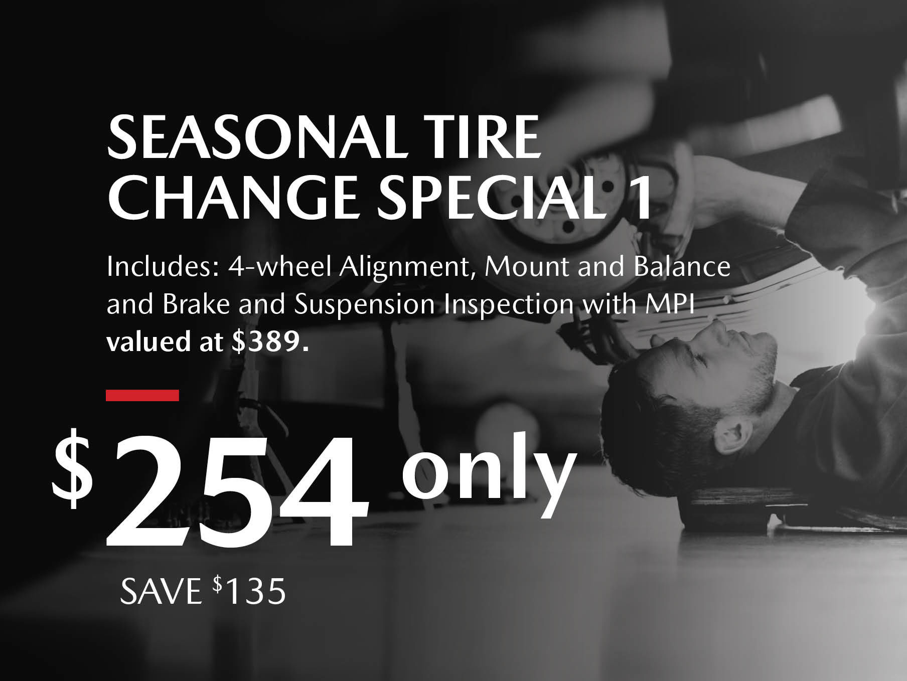 Seasonal Tire Change Promo