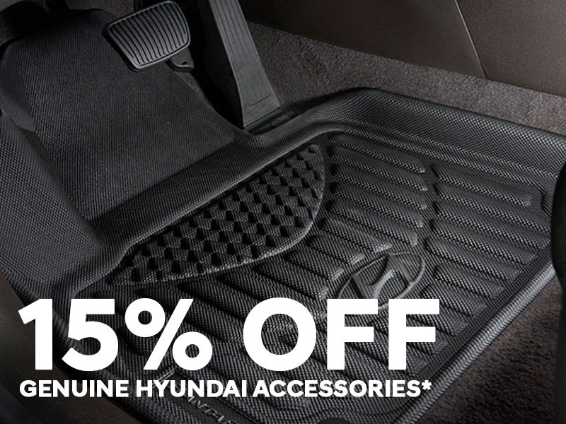 15% Off Genuine Hyundai Accessories