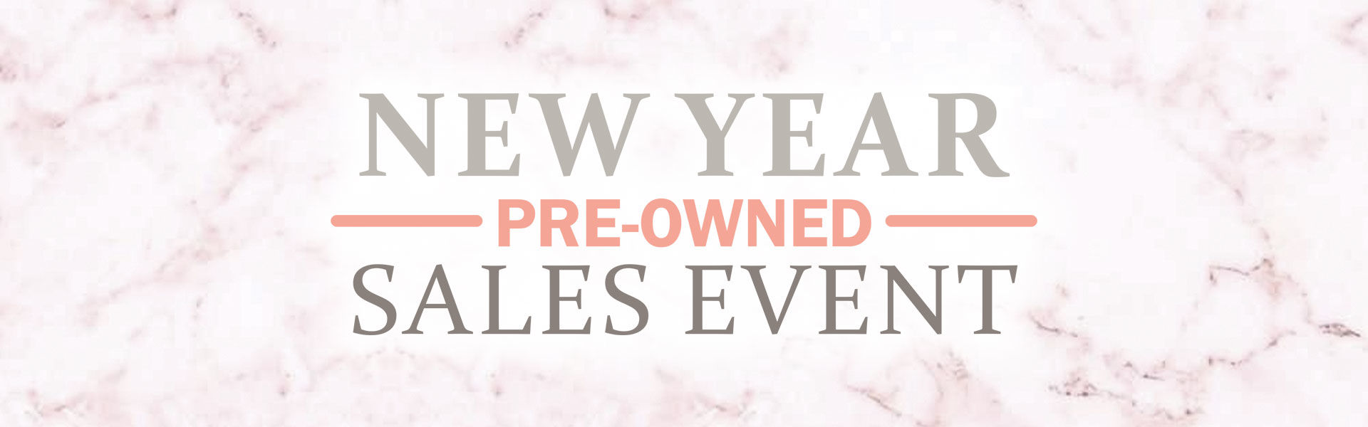 New Year Pre-owned Sales Event