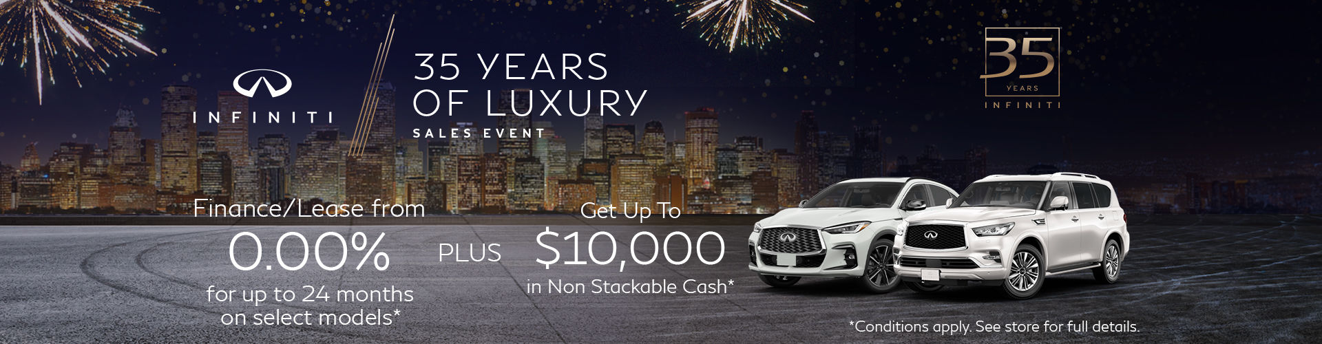 35 Years of Luxury Sales Event