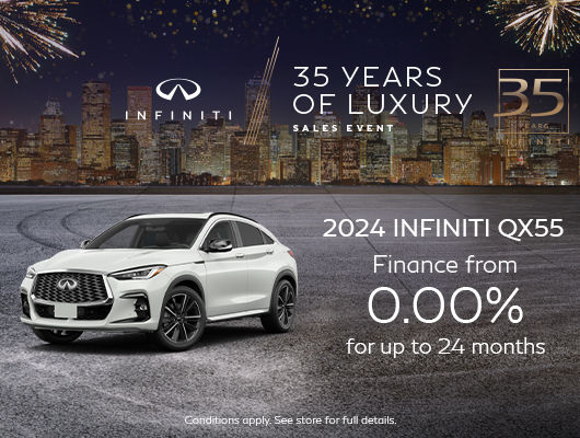 35 Years of Luxury Sales Event - QX55