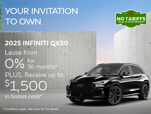 Your Invitation to Own Event - QX50