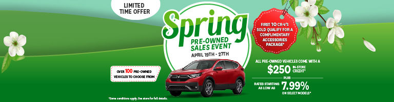 Spring Pre-Owned Sales Event