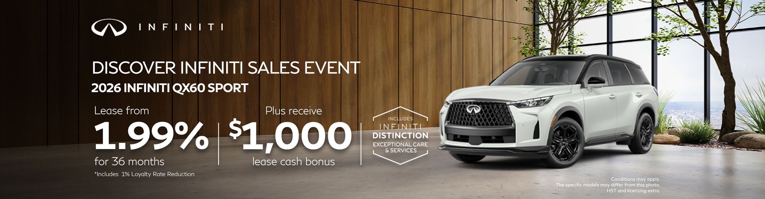 Discover INFINITI Sales Event - QX60