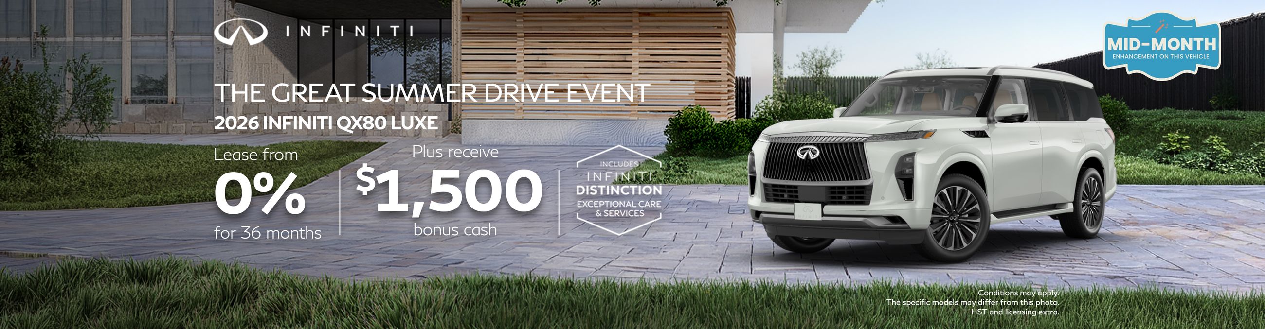 The Great Summer Drive Event - QX80