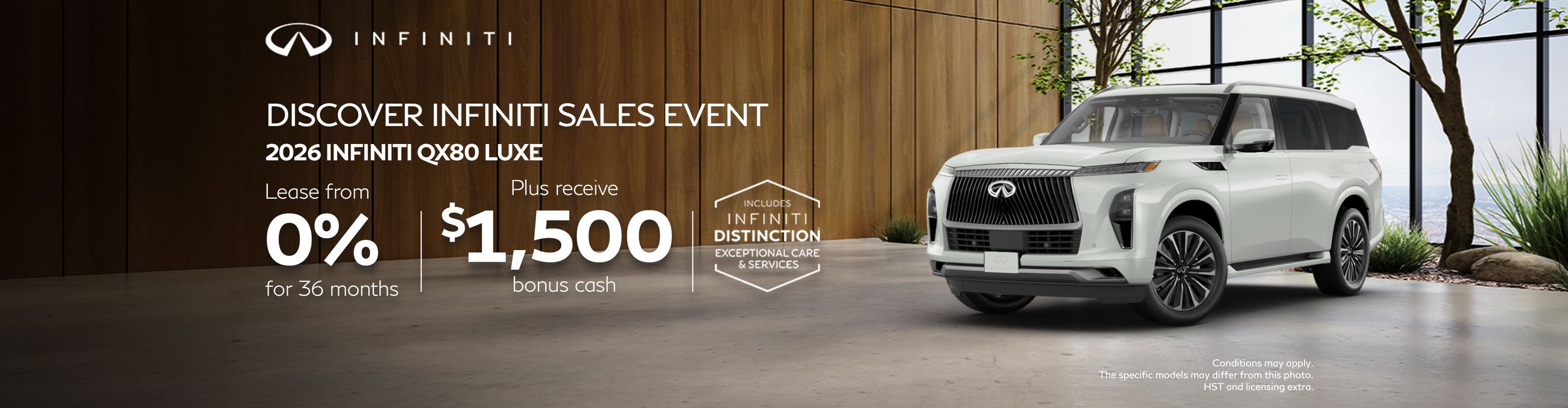 Discover INFINITI Sales Event - QX80