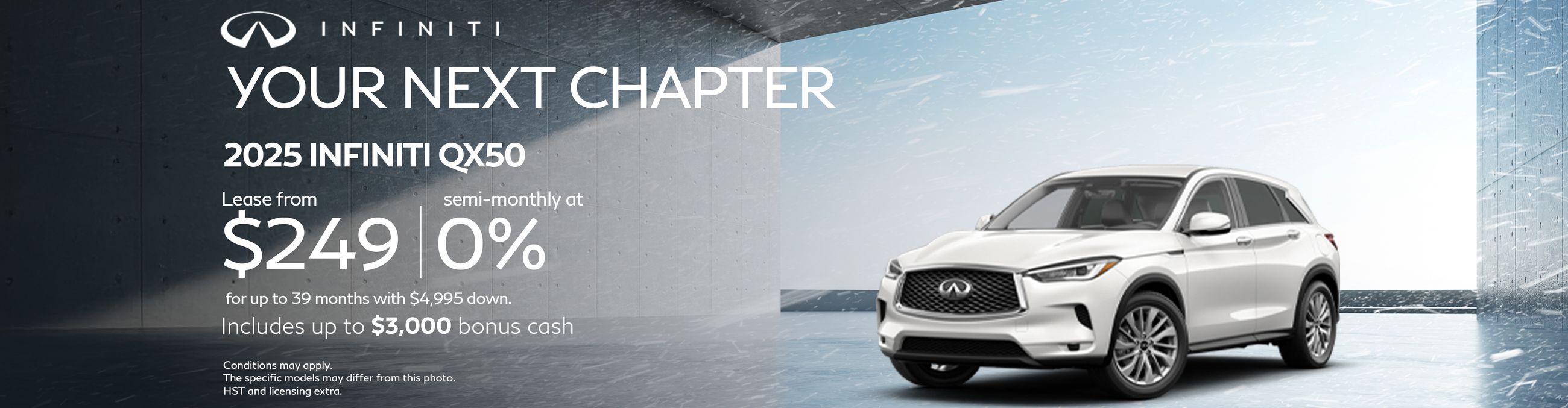 Your Next Chapter Event - QX50