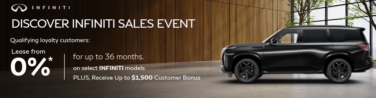 Discover INFINITI Sales Event