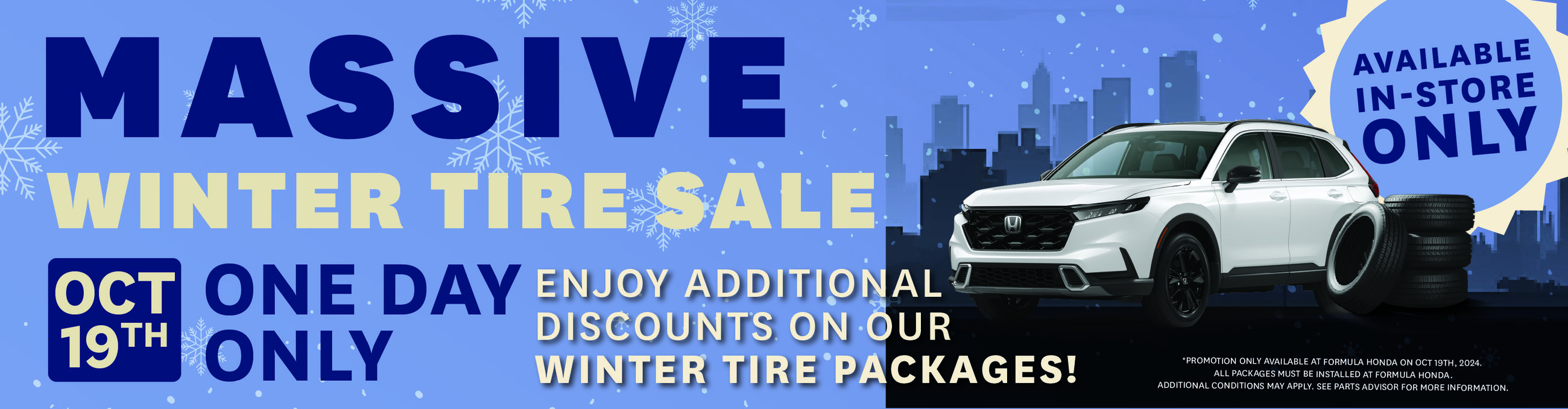 Massive One Day Tire Sale