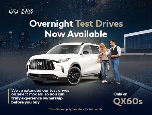 Overnight Test Drives Now Available