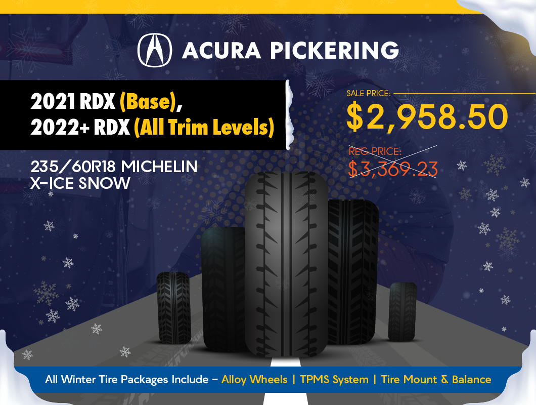 RDX Winter Tire Package | Acura Pickering