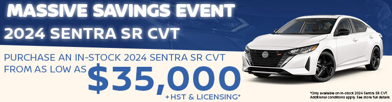 Sentra Massive Savings Event