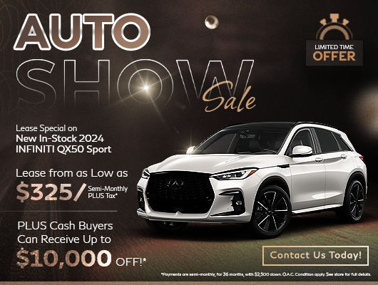 Auto Show Sale - QX50