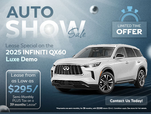 Auto Show Sale - QX60