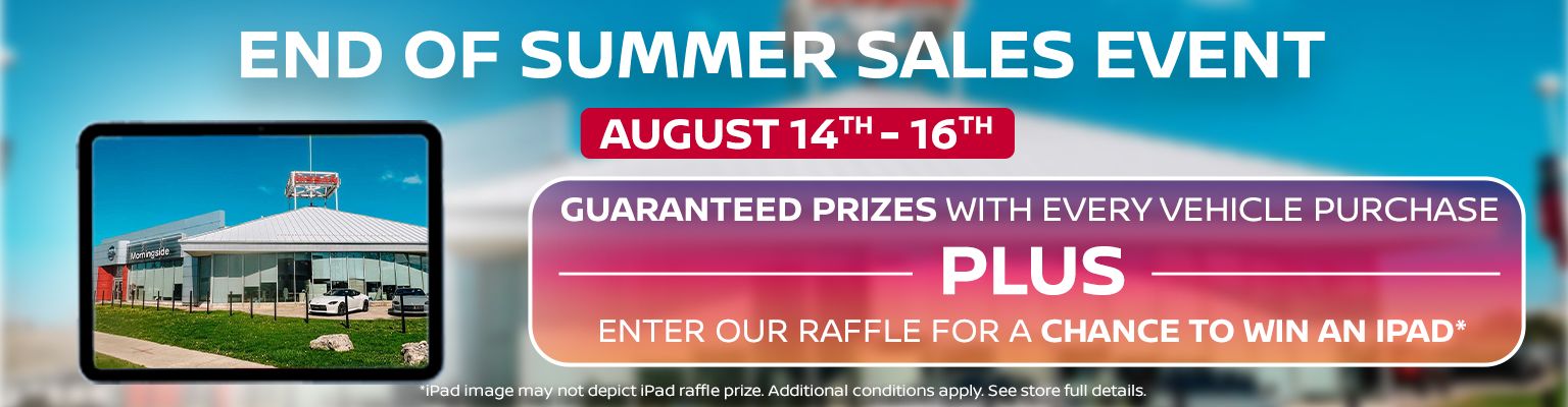 End of Summer Sales Event