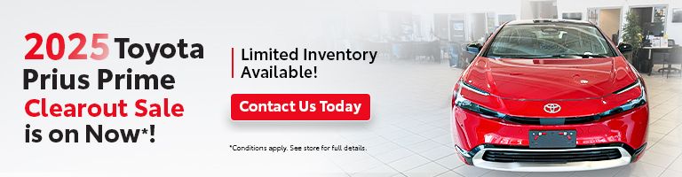 2025 Prius Prime Clearout Sale