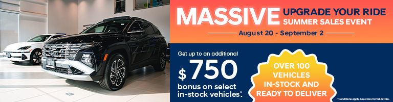 Massive Upgrade Your Ride Summer Sales Event