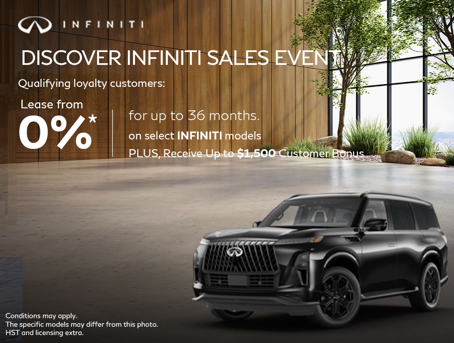 Discover INFINITI Sales Event