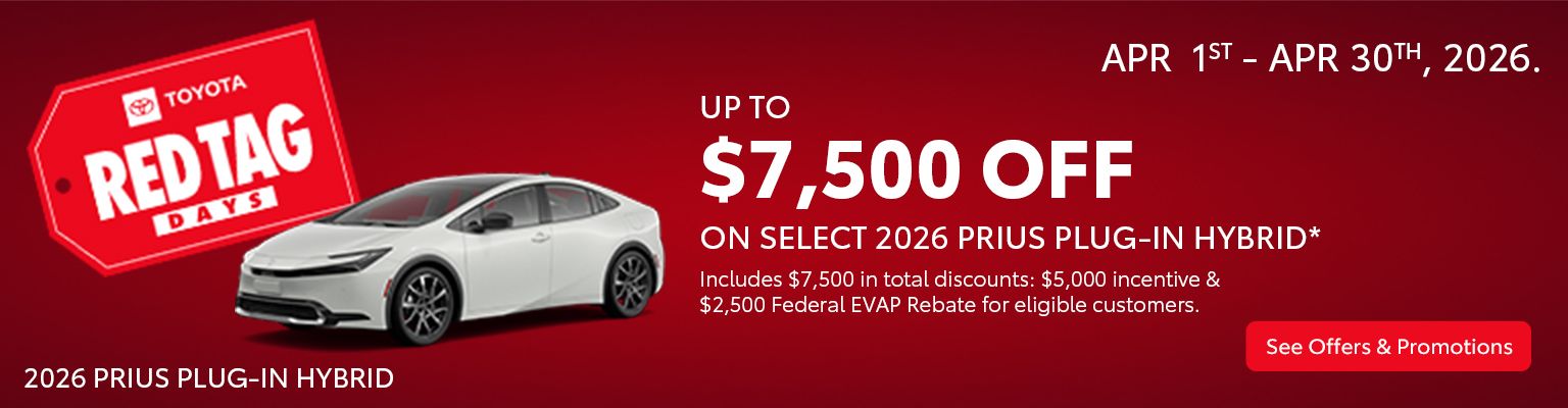 Red Tag Days - Prius