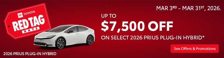 Red Tag Days - Prius