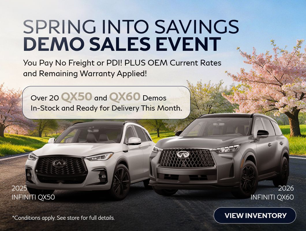 Spring Into Savings Demo Sales Event