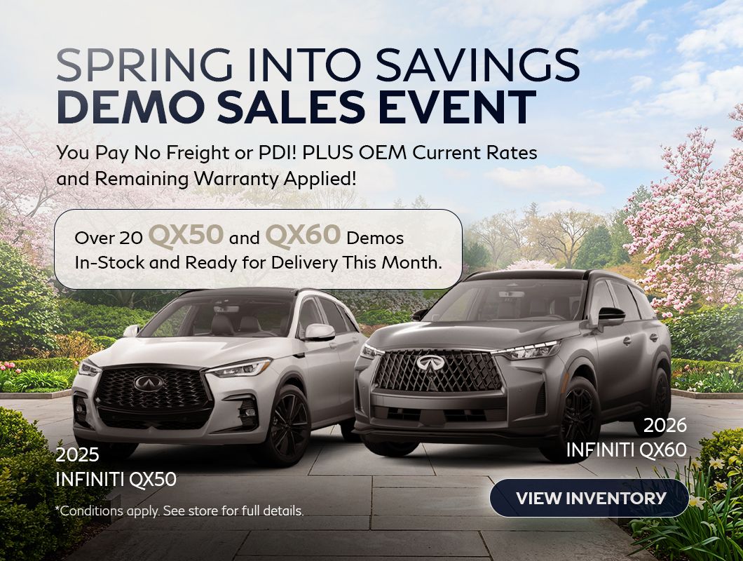 Spring Into Savings Demo Sales Event