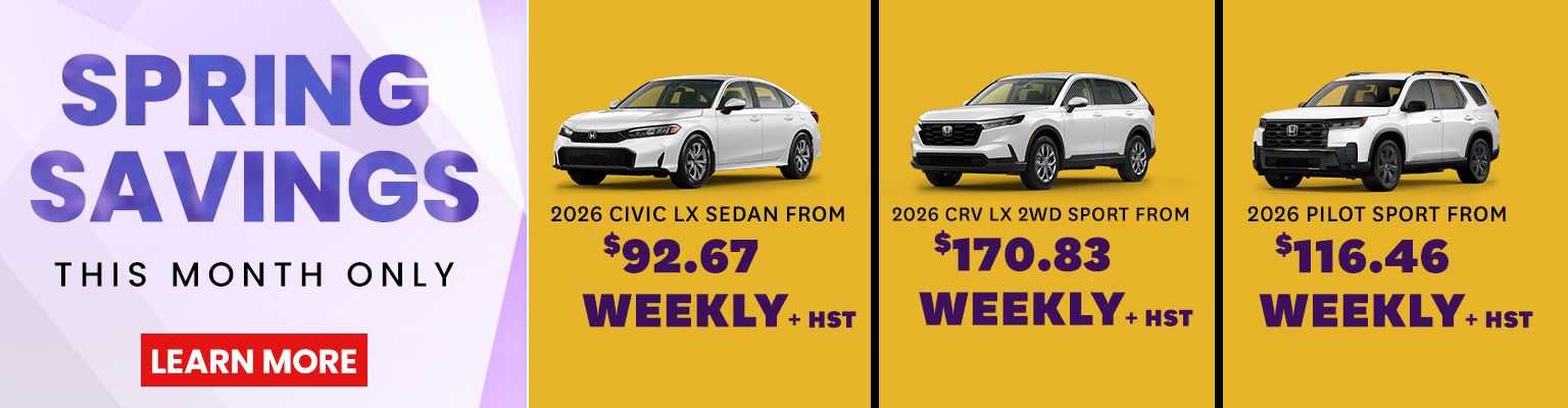 Spring Savings Pickering Honda