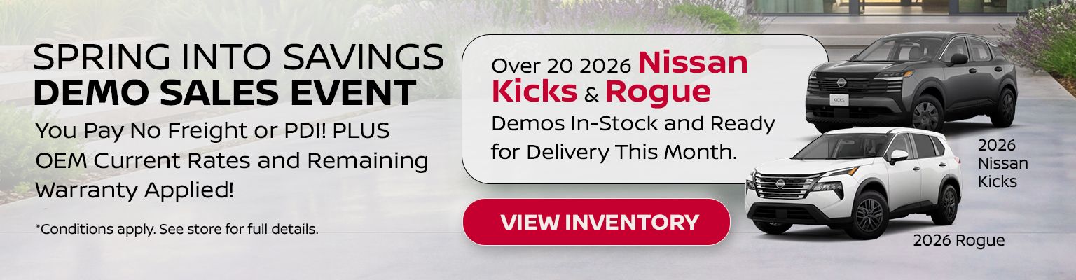 Spring Into Savings Demo Sales Event