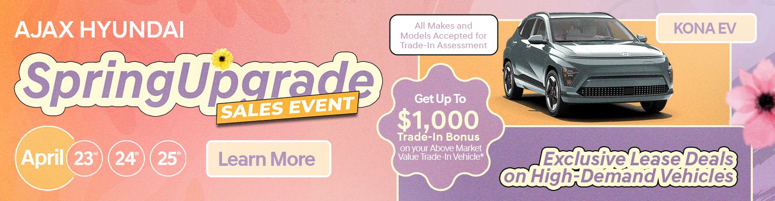 Spring Upgrade Sales Event