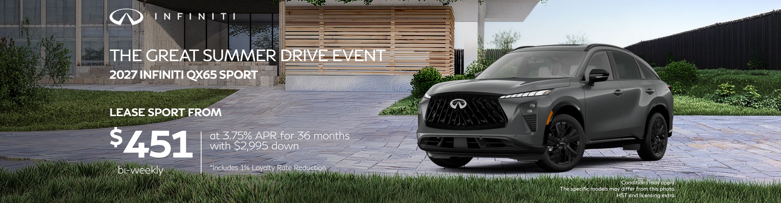 The Great Summer Drive Event - QX65