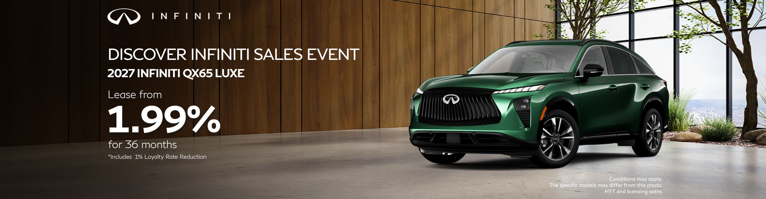 Discover INFINITI Sales Event - QX65
