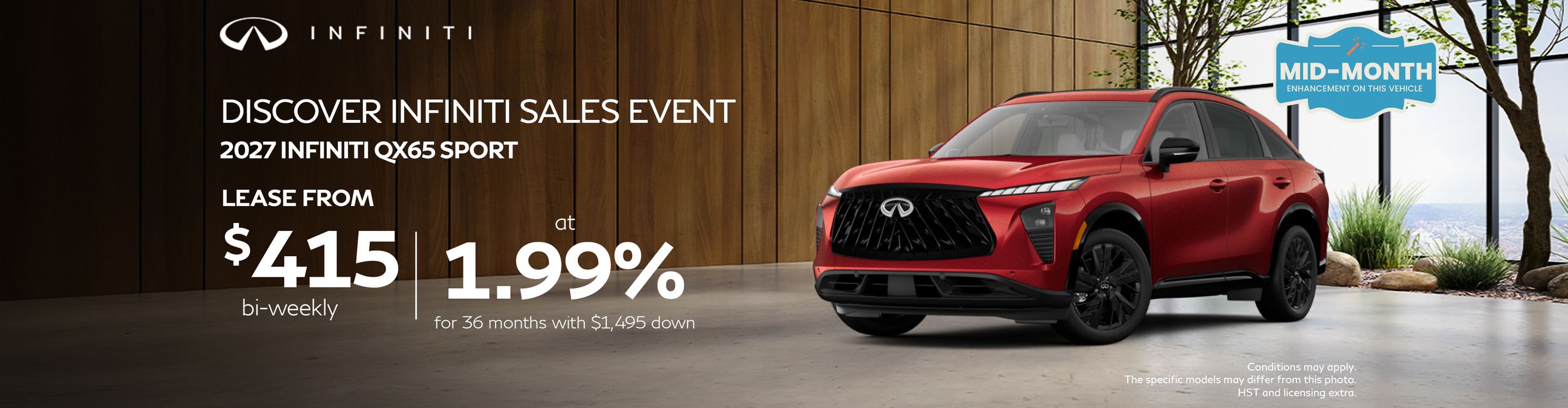 Discover INFINITI Sales Event - QX65