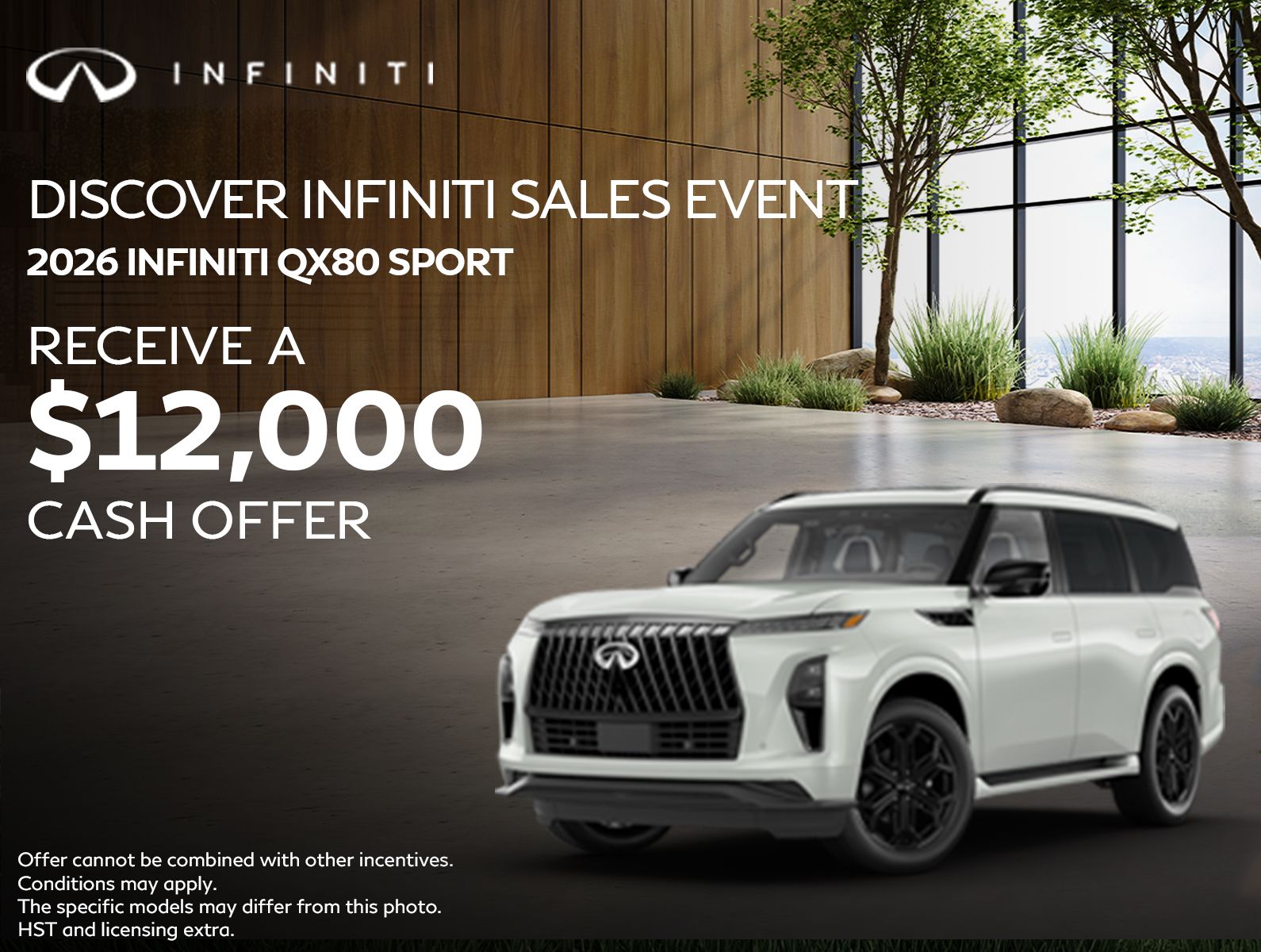 2026 INFINITI QX80 Sport - Cash Offer