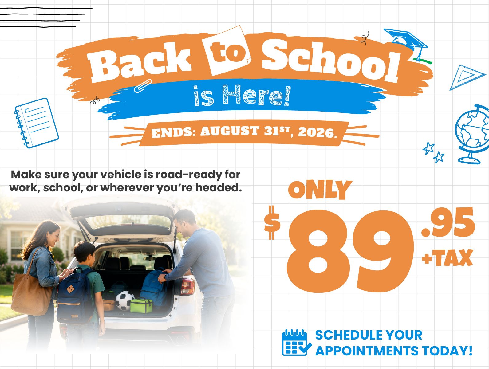 Back to School Service Special