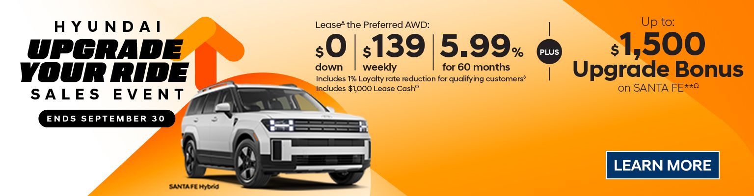 Upgrade Your Ride Event - SANTA FE