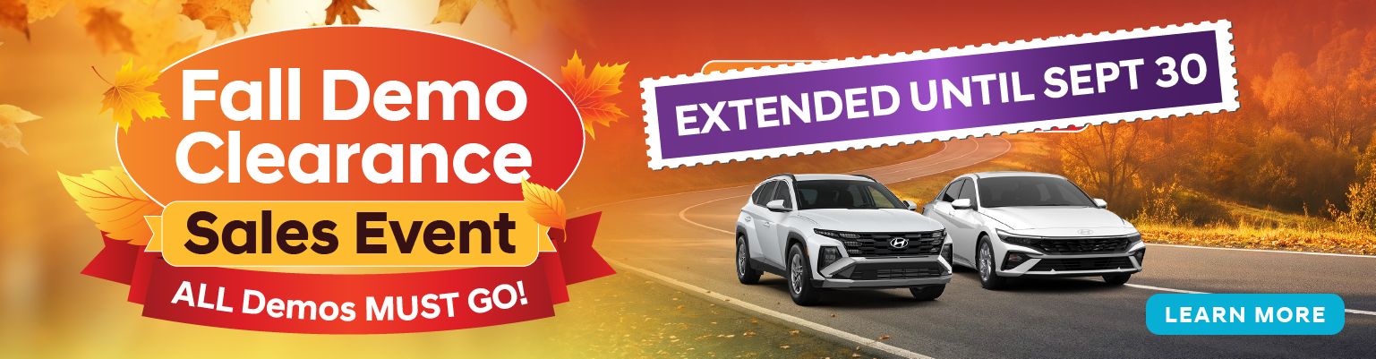 Fall Demo Clearance Sales Event