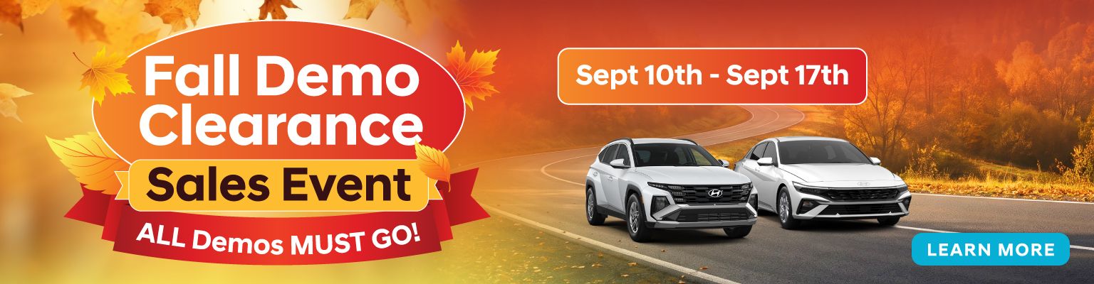 Fall Demo Clearance Sales Event