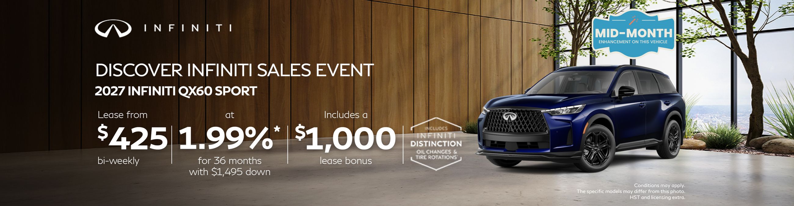 Discover INFINITI Sales Event - 2027 QX60