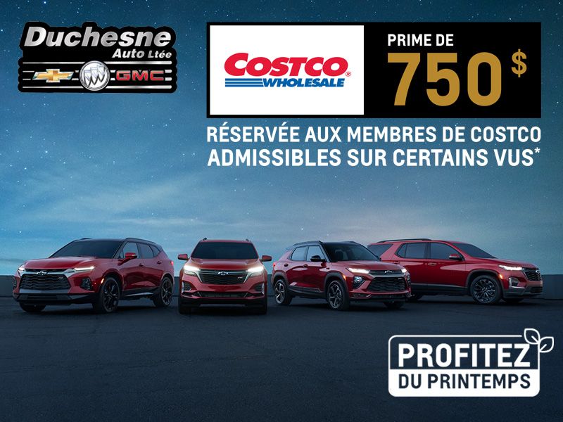 Offre réservée aux membres Costco