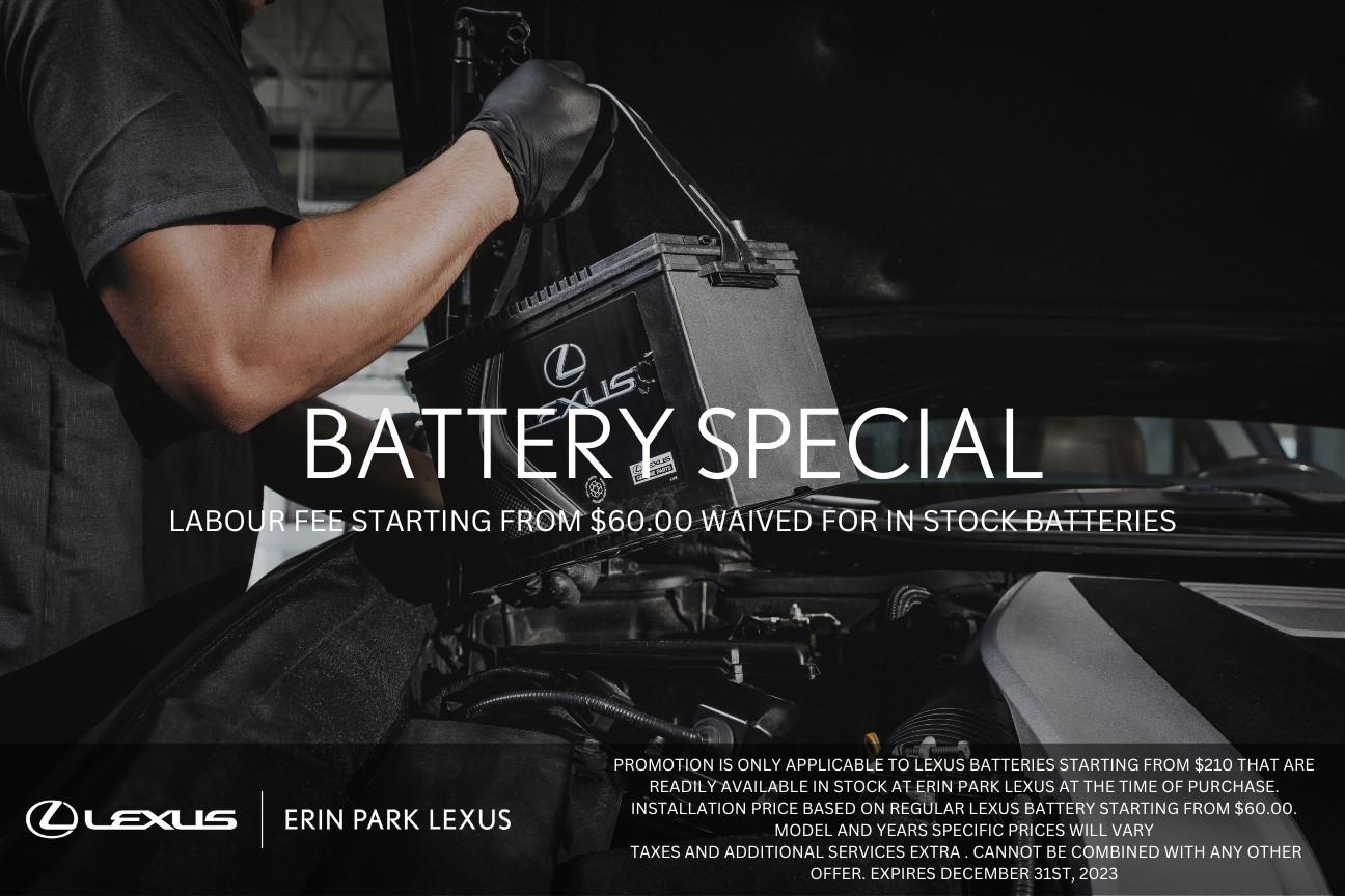Battery Special 2023 Erin Park Lexus in Mississauga
