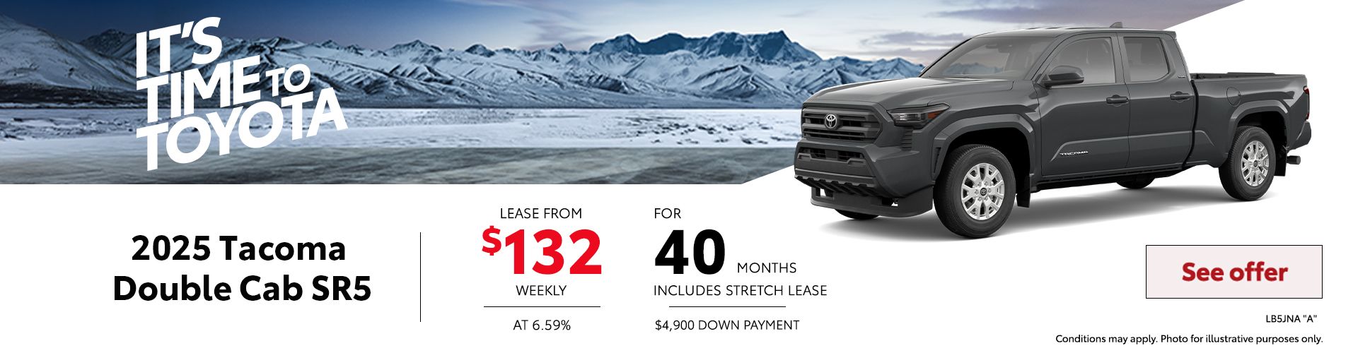 2025 Tacoma Double Cab SR5