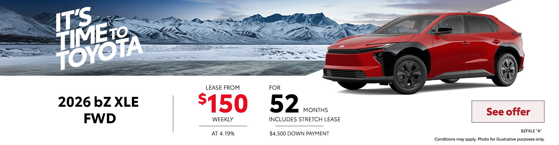 2026 bZ XLE FWD