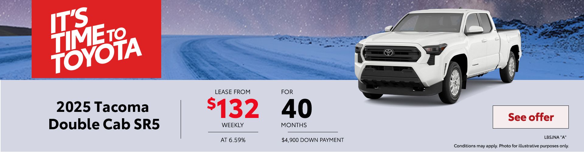 2025 Tacoma Double Cab SR5