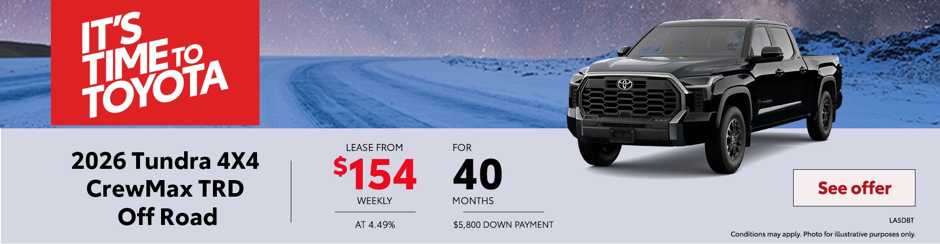 2026 Tundra 4x4 CrewMax TRD Off Road