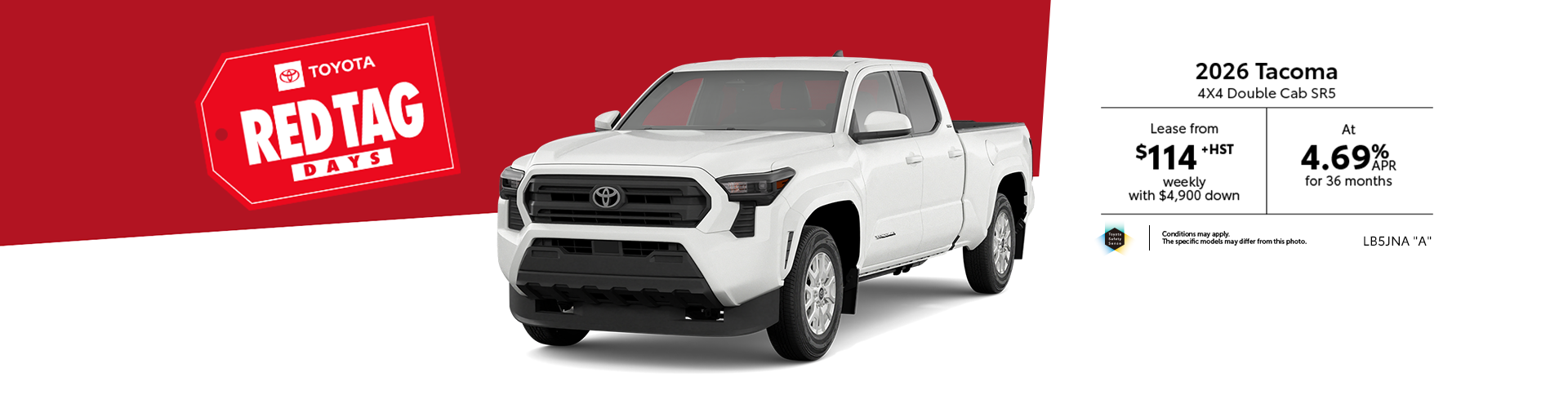 2026 Tacoma 4X4 Double Cab SR5