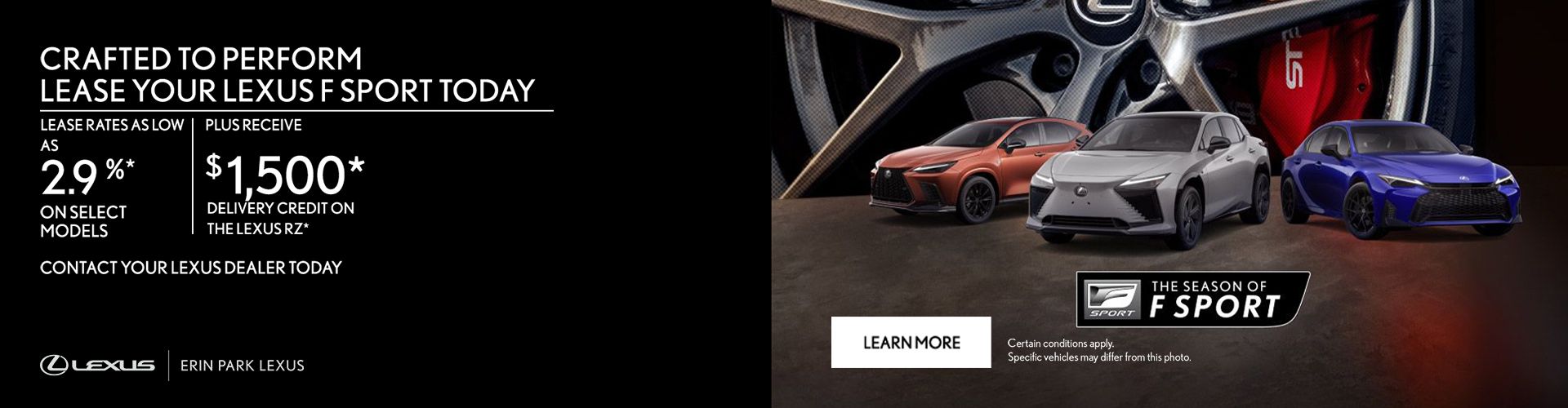 The season of F SPORT