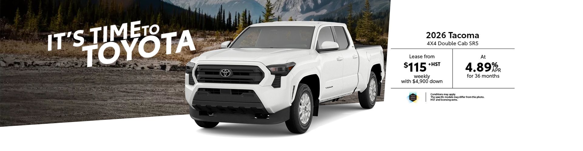 2026 Tacoma Four-Wheel Drive Double Cab SR5
