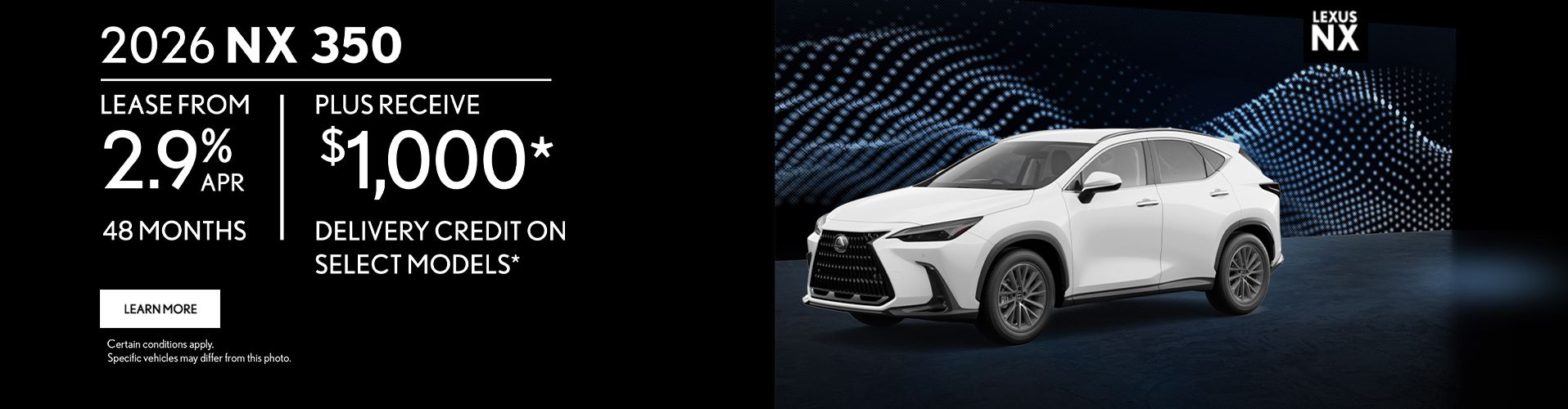 2026 Lexus NX 350